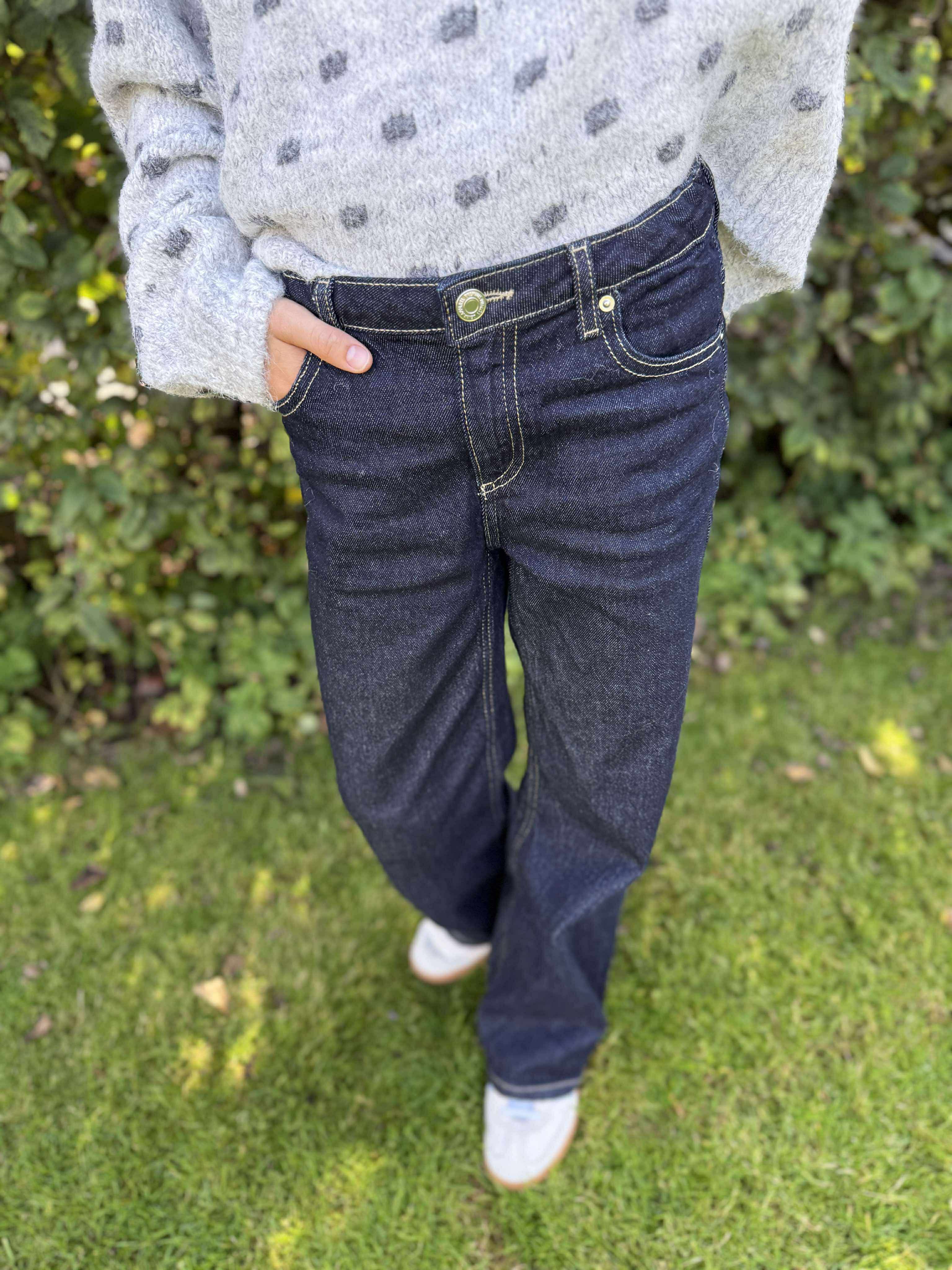 VMTESSA Girl Jeans - Dark Blue Denim